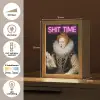 Portret - Humor - Neon Light Box met kabel (Tafellamp) klein -USP_NL