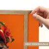 Vrouw - Chilipepers - Pepers - Bloemen Light Box met batterij (Wandlamp) middel -USP_websiteprintNL