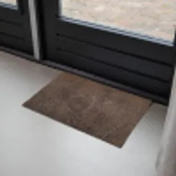 Houtnerf - Textuur - Patroon - Bruin - Rustiek Deurmat klein -sfeer2