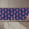 Patroon - Framboos - Retro keuken achterwand 2 middel 871 zz_3dshopping