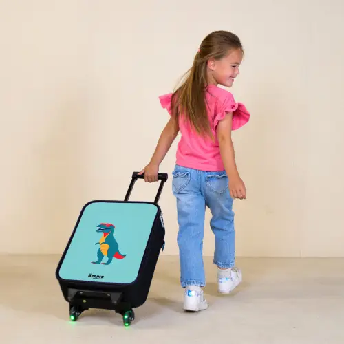 Dino - Dier - Zonnebril Kinderkoffer - Zwart klein -sfeer1