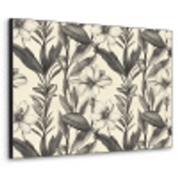Klassiek - Botanisch - Zwart - Beige Textielframe zwart klein 947 -3d