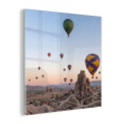 Luchtballonnen - Rotsen - Zonsopgang plexiglas 5mm klein -z3d