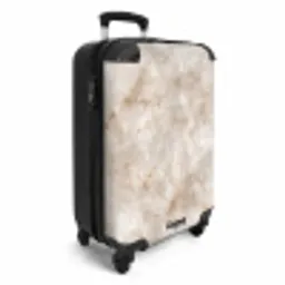 Marmer - Patroon - Klassiek NBS - Handbagage koffer - Volwassenen Unisex middel -productfoto_3d