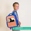 Panda - Slapen - Oranje Kinderrugzak - Blauw middel -sfeer3_NL