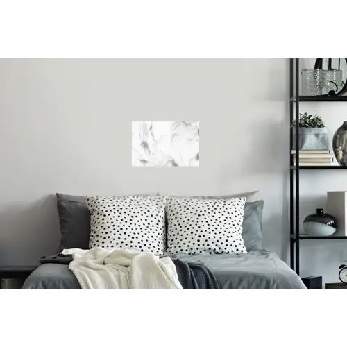 Marmer - Grijs - Wit - Abstract - Marmerlook Muursticker klein -slaapkamer