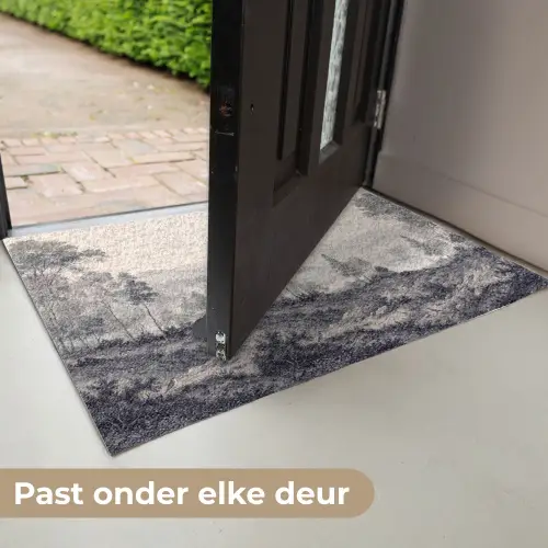 Mistig - Berglandschap - Illustratie Deurmat klein -USP_NL