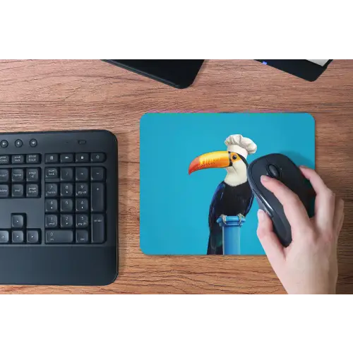 Tucan - Sokkel - Vogel - Koksmuts muismat rubber klein -toetsenbord