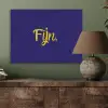 Blauw - Geel - Fijn PET vilt klein -sfeer2