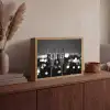 Bubbels - Proosten - Champagneglazen - Stadslichten Light Box met batterij (Wandlamp) middel -sfeer2