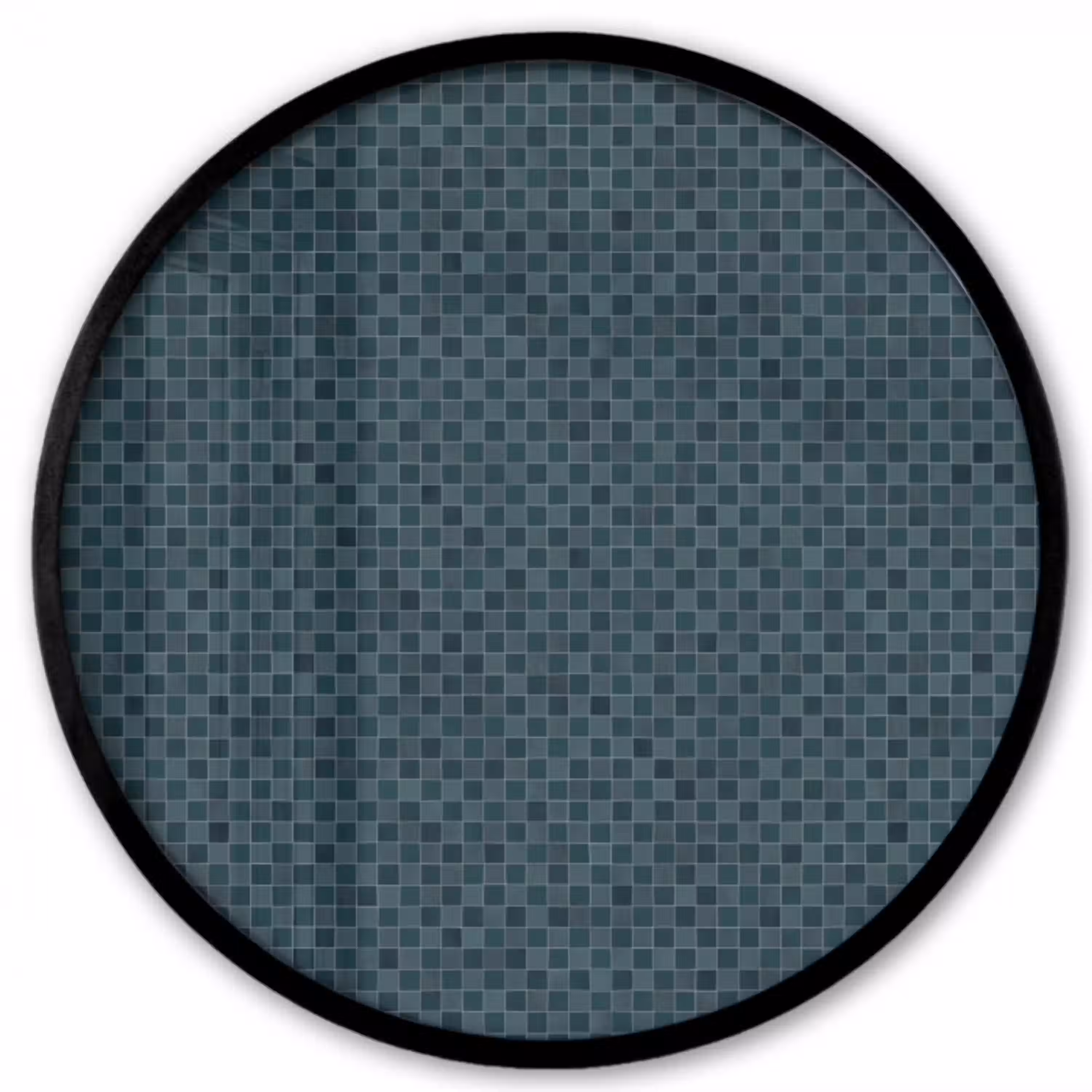 Patroon - Mozaïek - Groen Fotolijst rond zonder passe partout klein 856 -3d