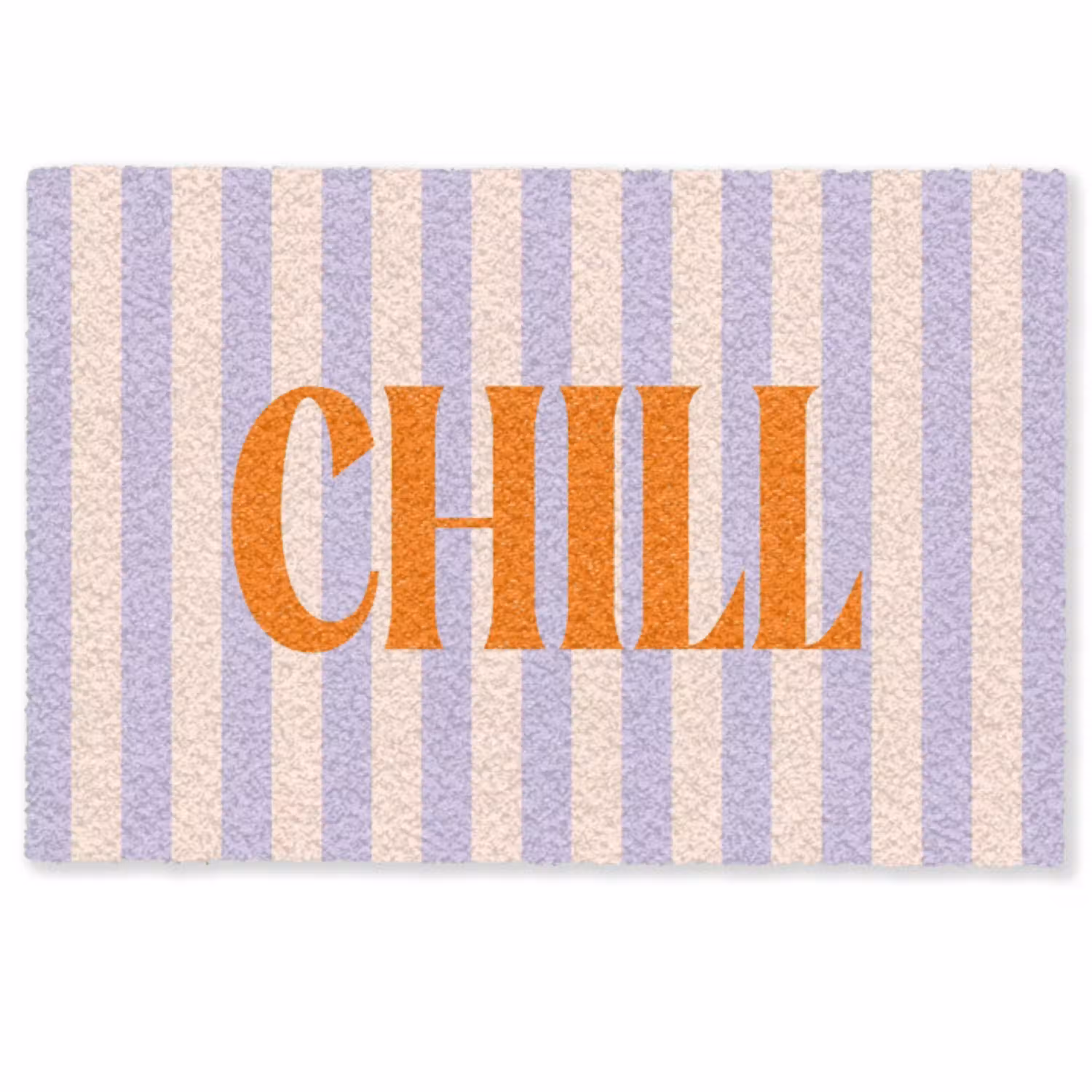 Lila - Oranje - Strepen - Chill Deurmat klein -zkaufland3d