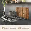 Hout - Planken - Bruin keuken achterwand spatscherm klein -usp_NL