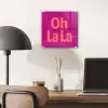 Oh la la - Luipaardprint - Roze plexiglas 5mm klein -sfeer6