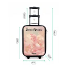 Eenhoorn - Wolken - Roze Kinderkoffer - Zwart klein -productfoto_formaten