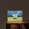 Voetbal - Stadion - Bal - Jongens Light Box met batterij (Wandlamp kind) middel -sfeer1_kind