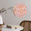 Abstract - Multi - Kleur - Verf Wandcirkel behangsticker klein 186 -sfeer3