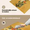 Bladeren - Boeket - Bloemen - Geel Inductie beschemer met haakjes klein -ky-schoon-nl
