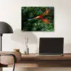 Kleurrijke papegaai is aan het vliegen plexiglas 5mm klein -sfeer6