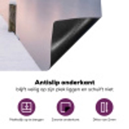 Steiger - Meer - Mist - Winter - Serene Inductie beschermer vinyl 3mm klein -zzzzzzz-cc-onderkant