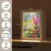 Zomertuin - Sfeervol - Bloemen Light Box met kabel (Tafellamp) klein -USP_NL