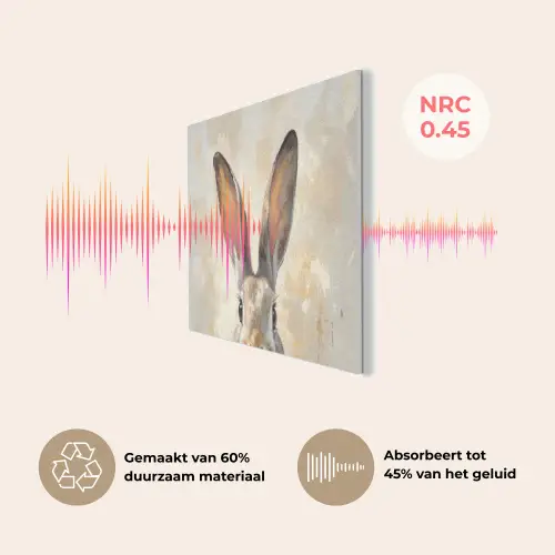 Haas - Oren - Bruin PET vilt klein -USP_NL