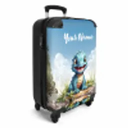 Darius Dino NBS - Handbagage koffer - Kinderen Unisex middel -productfoto_3d