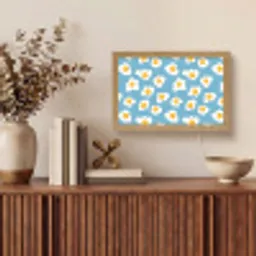 Eieren - Dooiers - Blauw Light Box met kabel (Tafellamp) klein 924 -sfeer2
