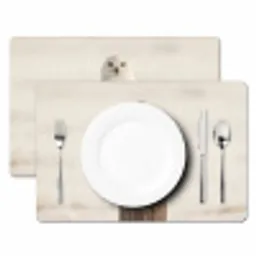 Sneeuwuil - Paal - Winter - Portret - Majestueus Placemat vinyl groot -zzsfeer2_Kitchenyeah-website