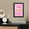 Lucky - Love - Valentijn - Roze fotolijst zwart zonder passe partout klein -sfeer1