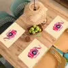 Camera - Memories - Roze - Geschilderd Placemat vinyl groot -zzsfeer5_Kitchenyeah-website