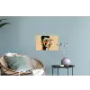 Geometrisch - Felle kleuren - Kubistische stijl Muursticker klein -plant