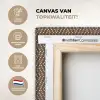 Stippen - Bruin - Beige - Patroon canvas 2cm xxl 828 -sfeer2