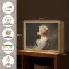 Vrouw - Barokjurk - Kauwgom Light Box met batterij (Wandlamp) middel -USP_websiteoverzichtNL