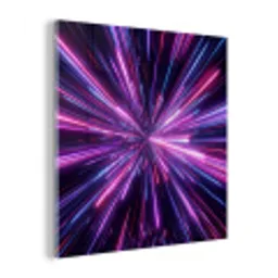 Lichtsnelheid - Ruimte - Roze - Paars plexiglas 5mm klein -z3d