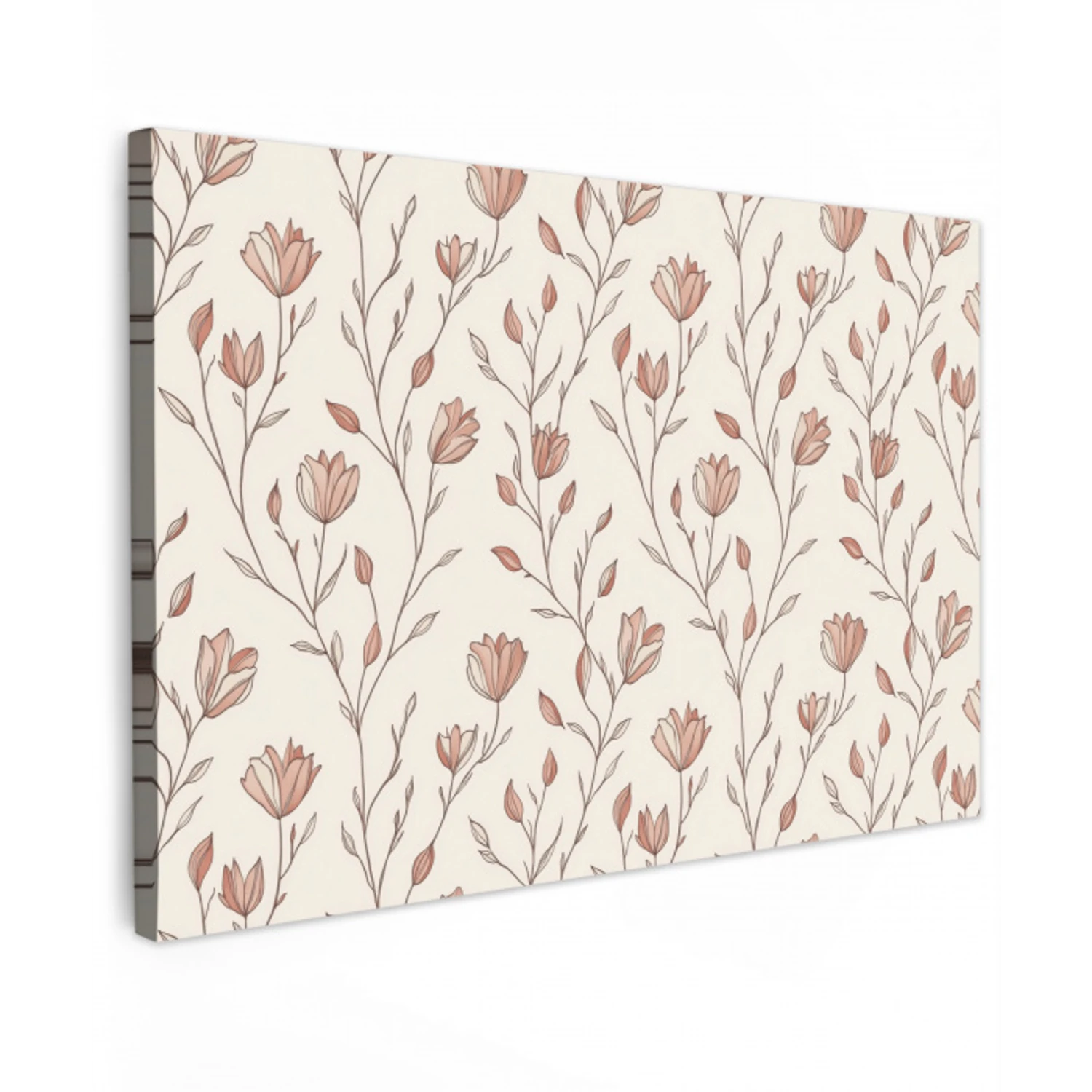 Patroon - Klassiek - Roze canvas 2cm klein 34 -z3d