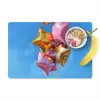 Ballonnen - Goud - Stervorm - Roze Placemat vinyl groot -zzzproduct_Kitchenyeah-website