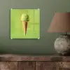 Hoorntje - Schepijs - Groen plexiglas 5mm klein -sfeer3