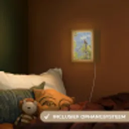 Uil - Oehoe - Bomen - Natuur Light Box met kabel (Kinderlampje) klein -sfeer5_kind