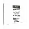 Hotel oma - Spreuken - Oma - Quotes canvas 2cm klein -z3d