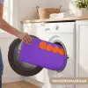 See the good - Oranje - Paars - Smiley Badmat klein -USP_WasbaarNL