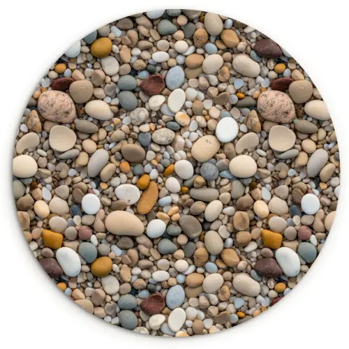 Kleine - Grote - Stenen Wandcirkel plexiglas klein 852 -3d