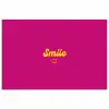 Smile - Stippen - Roze poster papier klein -3d