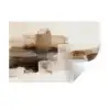 Penseelstreken - Abstract landschap - Rust Muursticker klein -3d