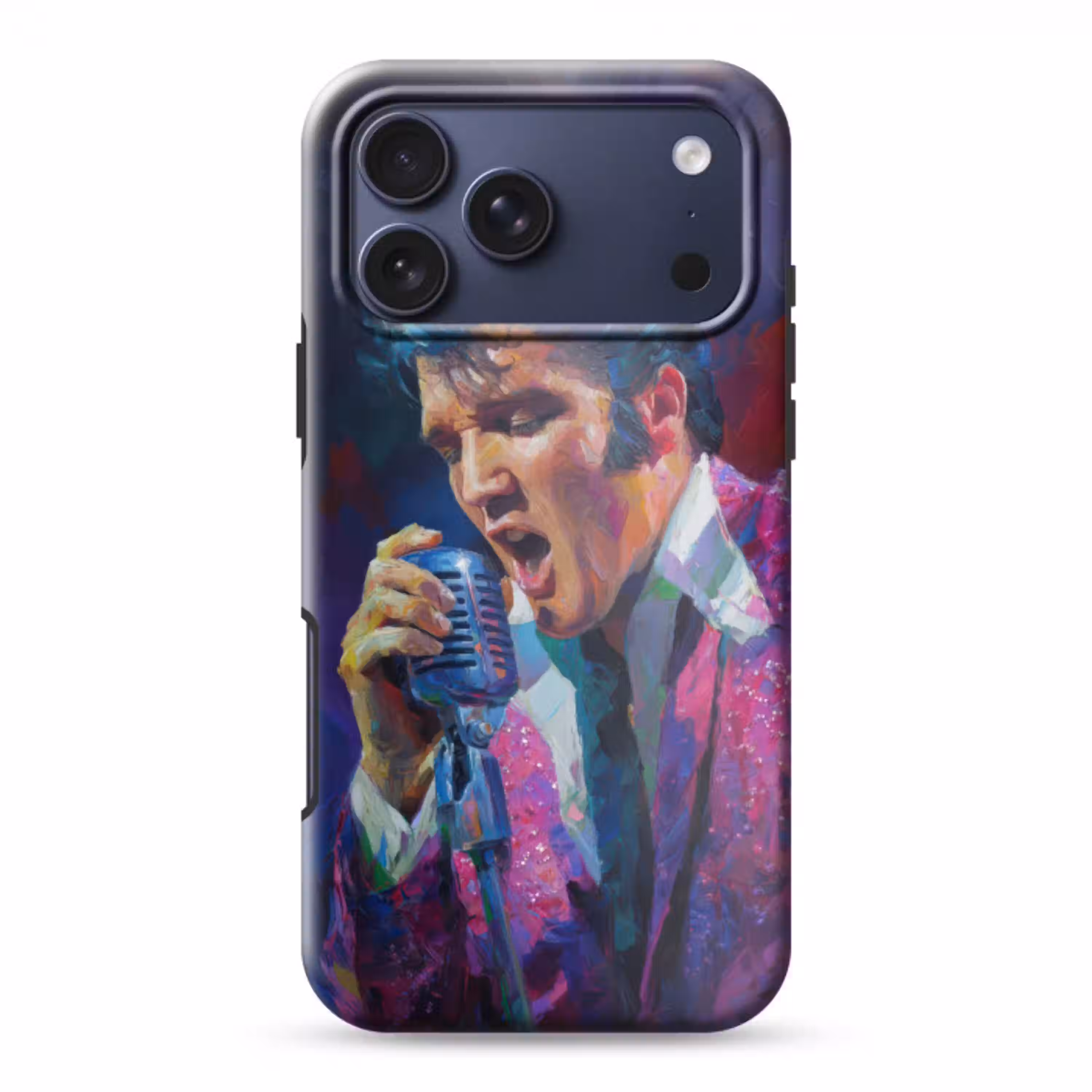 Expressief - Microfoon - Paars Toughcase MagSafe Apple iPhone 17 Pro Max klein -3d