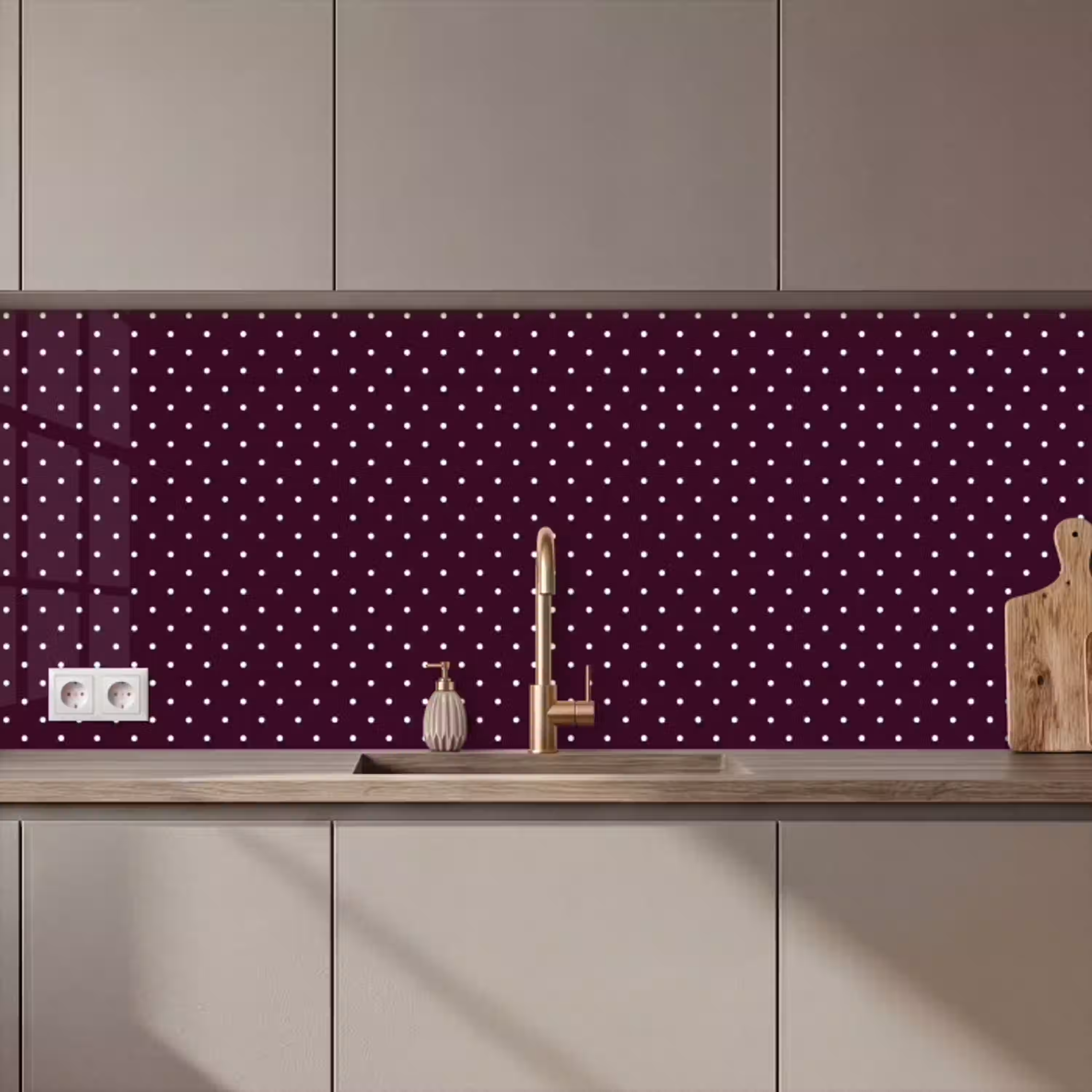 Stippen - Modern - Paars keuken achterwand 2 middel 871 zz_3dshopping