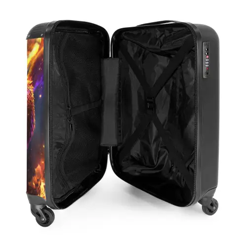Chroma krijger Koffer - NBS - Handbagage middel -binnenkant