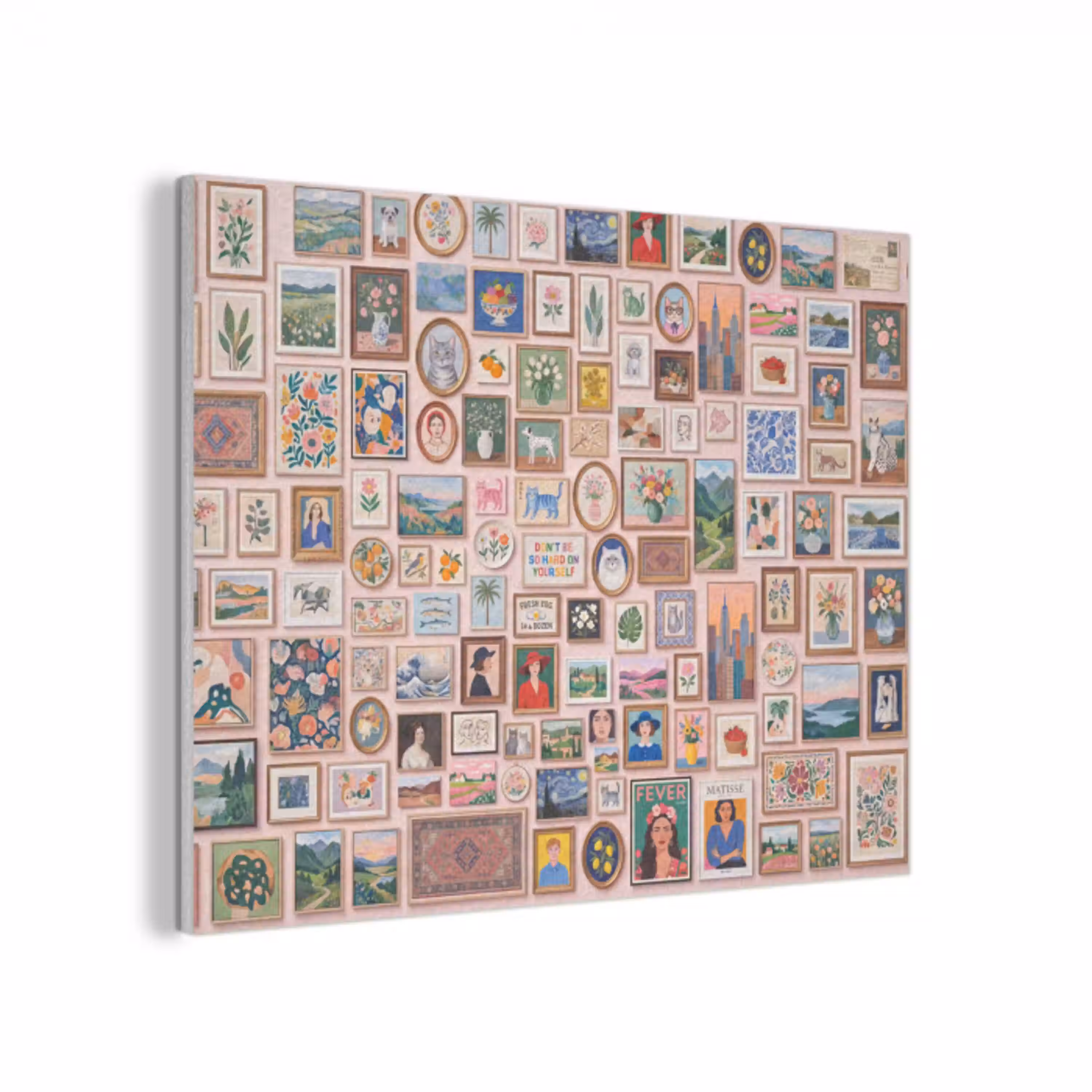 Kunst - Collectie - Decoratie - Modern - Kleurrijk PET vilt klein -3d