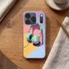 Koptelefoon - Mintgroen - Draad Telefoonhoesje iPhone 17 Pro klein -sfeer1