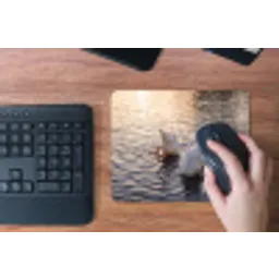 Eenden - Water - Natuur muismat rubber klein -toetsenbord